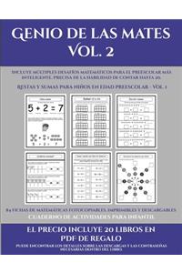 Cuaderno de actividades para infantil (Genio de las mates Vol. 2)