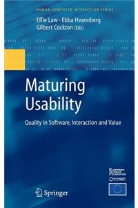 Maturing Usability