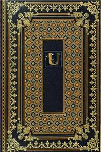 Gold Label Monogram U Notebook