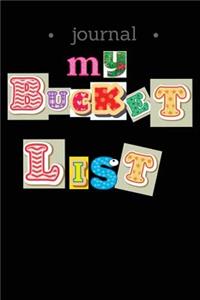 My Bucket List