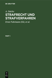 Strafrecht Und Strafverfahren