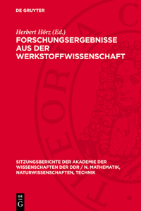 Forschungsergebnisse Aus Der Werkstoffwissenschaft