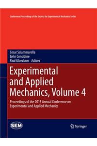 Experimental and Applied Mechanics, Volume 4