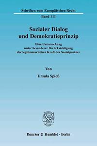 Sozialer Dialog Und Demokratieprinzip