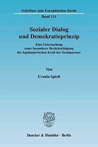 Sozialer Dialog Und Demokratieprinzip