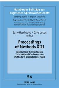 Proceedings of Methods XIII