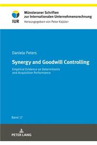 Synergy and Goodwill Controlling