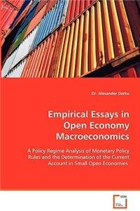Empirical Essays in Open Economy Macroeconomics