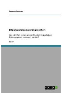 Bildung und soziale Ungleichheit