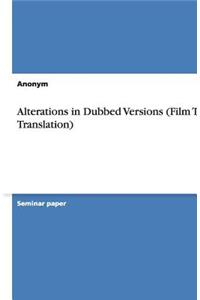 Alterations in Dubbed Versions (Film Title Translation)