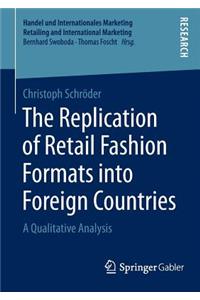 Replication of Retail Fashion Formats Into Foreign Countries