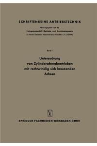Untersuchung Von Zylinderschneckentrieben Mit Rechtwinklig Sich Kreuzenden Achsen