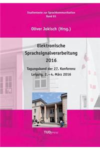 Elektronische Sprachsignalverarbeitung 2016