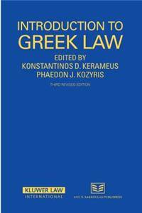 Introduction to Greek Law, 3rd Revised Edition