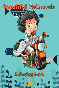 Beautiful Motorcycle Coloring Book Boys