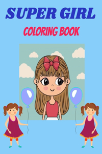 super girl coloring book