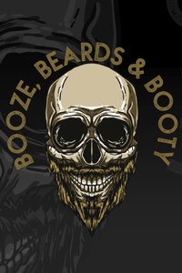 Barber Skull - Booze Beards & Booty I Bearded