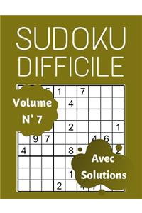 Sudoku Difficile (Volume 7)