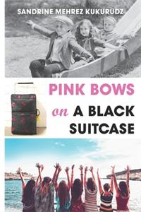 Pink Bows on a Black Suitcase