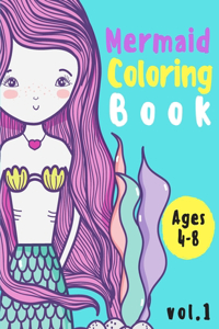 mermaid coloring book vol. 1