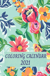 Coloring Calendar 2021