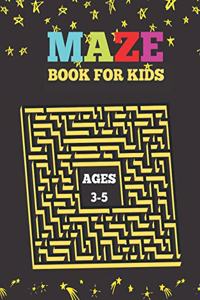 Mazes Book For Kids Ages 3-5