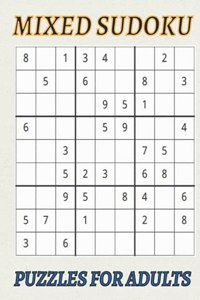 Mixed Sudoku Puzzles for Adults