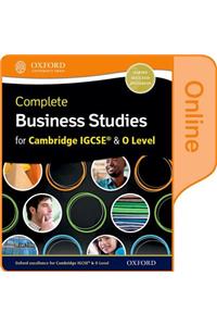 Complete Business Studies for Cambridge Igcse and O Level, Second Edition