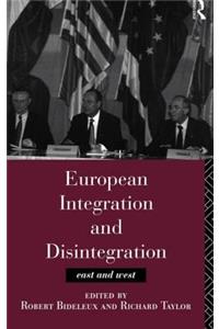 European Integration and Disintegration