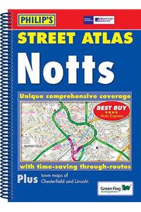 Philip's Street Atlas Nottinghamshire