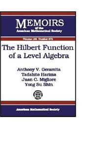 Hilbert Function of a Level Algebra
