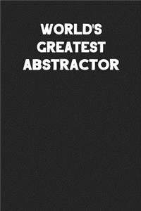 World's Greatest Abstractor