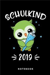 Schulkind 2019 Notebook