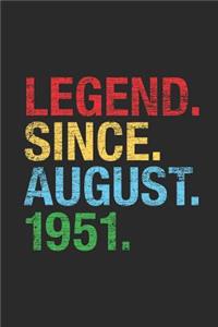 Legend Since August 1951