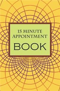 15 Minute Appointment Book