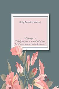 Daily Devotion Manual