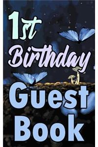 1st Birthday Guest Book