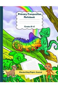 Primary Composition Notebook Grades K-2 Handwriting Paper Journal