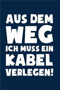 Muss Kabel verlegen!