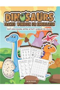 Dinosaurs Practice Workbook for Kindergarten