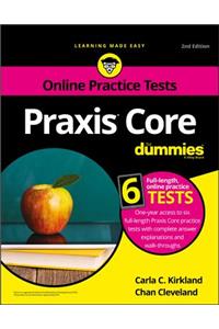 Praxis Core for Dummies with Online Practice Tests