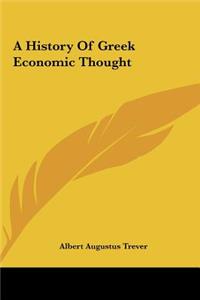 A History of Greek Economic Thought
