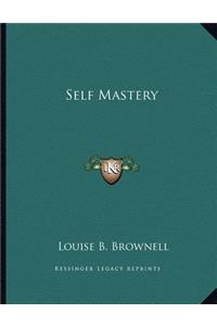 Self Mastery