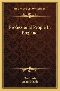 Professional People in England