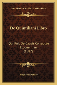 De Quintiliani Libro