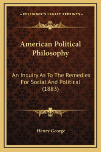 American Political Philosophy