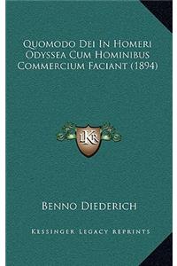 Quomodo Dei In Homeri Odyssea Cum Hominibus Commercium Faciant (1894)