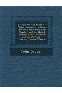Stanzas on the Death of Oliver Cromwell