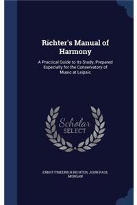 Richter's Manual of Harmony