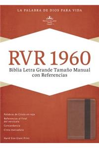 Biblia Letra Grande Tamano Manual Con Referencias-Rvr 1960